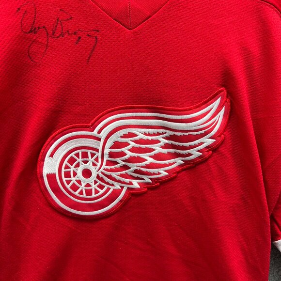 Vintage Sergei Fedorov Jersey Signed Doug Brown Detroit Red Wing - Picture 8 of 13